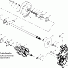600/700/800 SWITCHBACK - S04NS6ES Приводной вал