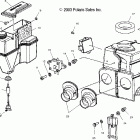 340 INDY/INT'L/CLASSIC - S04NB3AS Масляный бак и воздуховод