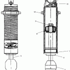 TRAIL TOURING/INT'L - S04NT5BS/BE Rear track shock