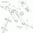 500/600 XC SP EDGE/M-10 - S04NP5CS Front torque arm (edge)