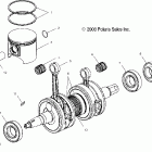600/700/800 PRO X/PRO X2 - S04NX6ES Piston and crankshaft (600)