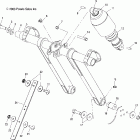 700/800 XC EDGE F/O - S04NP7CS Front torque arm (edge)