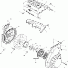 SUPERSPORT EDGE - S04NP5BS/A/B Корпус вентилятора и ручной стартер