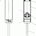 800 RMK 159 VERTICAL ESCAPE - S03NN8CS Shock (front track)