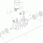 600/700/800 PRO X - S03NX6ES/S03NX7CS/S03NX8CS Piston and crankshaft (700)