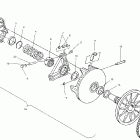 700/800 SKS - S03NS7CS/A-S03NS8CS/A Drive clutch (electric start models)