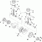 SUPERSPORT EDGE - S03NB5BS/A Поршень и коленвал