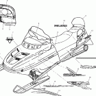 TRAIL TOURING - S03ST5BS Наклейки