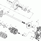 600/700/800 PRO X - S03NX6ES/S03NX7CS/S03NX8CS Приводной вал