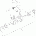 800 RMK 159 BUILT BEFORE 1/01/02 - S03NM8CS Поршень и коленвал