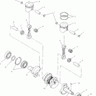 INDY 340 TOURING- S03LT3AS Поршень и коленвал
