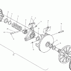800 RMK 151 STOCK - S03NL8CSA Drive clutch (electric start models)