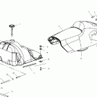 TRAIL RMK - S03SR5BS Seat and gas tank