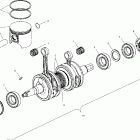 440 PRO X - S03NX4CS Поршень и коленвал
