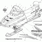 500 CLASSIC TOURING - S03ST4BS Наклейки