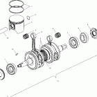 600 RMK 144см -S03NK6ES Поршень и коленвал