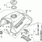 TRX300 Топливный бак