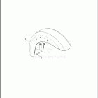 FLTRKSE 1TJH CVO ROAD GLIDE LIMITED (2022) FENDER, FRONT