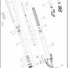 FLTRXSTSE 1TL8 CVO ROAD GLIDE ST (2025) FORK, FRONT