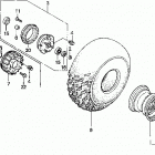 TRX300 Переднее колесо
