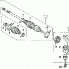 TRX300FW 300 fw knuckle