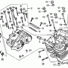 TRX300 Головка цилиндра