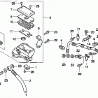 TRX300FW 300 fw front brake master cylinder