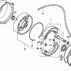 TRX300 Задний тормоз