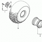 TRX300 Заднее колесо