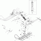 INDY 340 TOURING - S02LT3AS Front suspension and ski
