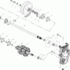 600 RMK 136 BUILT AFTER 3/1/01 - S02NJ6ES Приводной вал