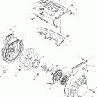 SUPERSPORT - S02NB5BS Blower housing & recoil starter