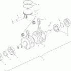 800 XC SP STOCK - S02NP8CSA Поршень и коленвал