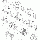 800 XCR - S02SB8AS Поршень и коленвал