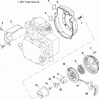 120 XCSP - S02WB1AS Recoil starter / blower housing