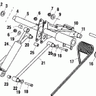 800 RMK F/O 144см - S02NK8CS Rear torque arm