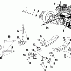 600 RMK 136 BUILT AFTER 3/1/01 - S02NJ6ES Крепление двигателя