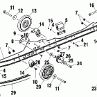 600 RMK 136 BUILT AFTER 3/1/01 - S02NJ6ES Rail mounting (suspension)