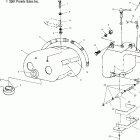 INDY 340 DELUXE - S02LD3AS Масляный бак и воздуховод