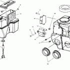 600 RMK 136 BUILT BEFORE 3/1/01 - S02NJ6ES Масляный бак и воздуховод