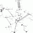 500 CLASSIC - S02ND4BS Front suspension and ski