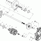 440 PRO X FAN COOLED - S02NX4FS Приводной вал