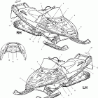700 RMK F/O 144 BUILT BEFORE 3/1/01 - S02NK7CS Наклейки
