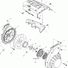 SPORT TOURING - S02SU5BS Blower housing & recoil starter