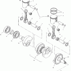 SUPERSPORT EDGE - S01NB5BSA Поршень и коленвал
