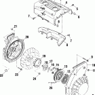 SPORT TOURING ES - S01ST5BS Blower housing & recoil starter
