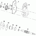600 PRO X - S01NX6ES Водяной  и масляный насосы