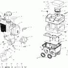 EURO 700 SKS - E01SS7AU Масляный бак и воздуховод