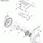 XCF SP EDGE - S01NX4FS Корпус вентилятора и ручной стартер