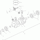 800 LE - S01ND8BS Поршень и коленвал